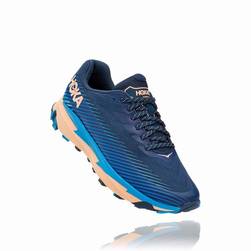 Hoka One One TORRENT 2 Trail Running Shoes For Women India Navy IN-2514